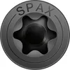 SPAX Senkkopf 4.0x 60 VG Torx 20 verzinkt schwarz mit Produktbild-Vorschau 2