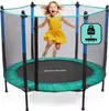 Meteor Kindertrampolin TRP-50 mit Netz Ø140 cm – Indoor & Produktbild-Vorschau 6