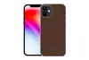 MuchoWow® Handyhülle Schutzhülle Hülle für iPhone 12 Braun Produktbild-Vorschau 2