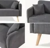 2-Sitzer Sofa 'Midt' gepolstert Cord 132 x 70 x 81 cm mit Produktbild-Vorschau 6
