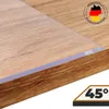 Tischschutz 2mm PVC 45G-Kante - ABGESCHRÄGT Rund 80cm Produktbild-Vorschau 2