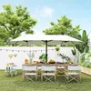 Parasol Outsunny Double 455 x 265 cm, parasol z ochroną UV Podgląd zdjęcia produktu 2