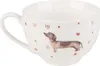 Clayre & Eef Tasse mit Untertasse 200 ml Beige Braun Produktbild-Vorschau 3