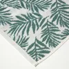 HOMESCAPES Frottee-Handtuch grün mit Blätter-Motiv - 50 x Produktbild-Vorschau 5