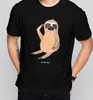 Mr. & Mrs. Panda Tshirt Faultier Vogel - Schwarz - Produktbild-Vorschau 4