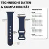 Silikon Ersatzarmband für Apple Watch 1 2 3 4 5 6 7 8 9 10 Produktbild-Vorschau 4