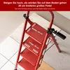 Seven Comfort Trittleiter 4 Stufen Stehleiter Klappleiter Produktbild-Vorschau 10