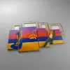 Bild auf Leinwand - Leinwandbild - 4 Teile - Symbol Liebe Produktbild-Vorschau 2