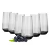 6 schwarze rauchfarbene Longdrinkgläser 430ml  Produktbild-Vorschau 4