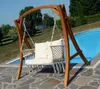 Design Hollywood Schaukel mit Sitzbank Waikiki aus Holz Produktbild-Vorschau 2