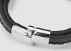 SERASAR | Bracciale in pelle per uomo [Shine] in acciaio Anteprima dell’immagine prodotto 12