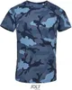 SOLs 01188 | Mens Camo / Tarn Herren T-Shirt - Farbe: Blue Produktbild-Vorschau 1