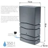 Botte Prosperplast AQUA TOWER grigio chiaro 350l Anteprima dell’immagine prodotto 7