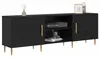 vidaXL TV-kast, 150 x 30 x 50 cm, zwart, eikenlook, Productafbeelding-voorbeeld 3