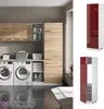 Armoire haute universelle Vicco R-Line Rouge bordeaux Haute Voir les images du produit 2