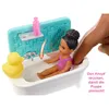 Barbie CHŮVA HERNÍ SET 5.s vanou - černoška Náhľad obrázku produktu 11