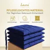 Lavea® Sitzkissen 40x40 cm - 4er Set,  mit Stoffbändern – Produktbild-Vorschau 6