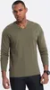 Ombre Clothing Langarm-T-Shirt für Männer Hespexia dunkles Produktbild-Vorschau 3