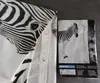 Spirella Zebra Black Duschvorhang 180x200 cm Schwarz Weiß Produktbild-Vorschau 2