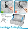 XINZI 60 Liter Aluminium Werkzeugkoffer Alubox Transportbox Produktbild-Vorschau 4