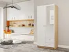 nabbi Zweitürig Kleiderschrank mit Spiegel Rivaldo - Produktbild-Vorschau 5
