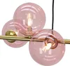 Olucia - REMO - Pendelleuchte - Rosa / Messing - 7 Watt Produktbild-Vorschau 4