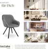 A collage showing a gray armchair and lifestyle images of different rooms in a house. Náhled obrázku produktu