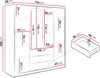 MIRJAN24 Drehtürenschrank Retro Lux D4 mit 4 Drehtüren und Produktbild-Vorschau 5