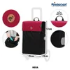 A collage of images showcasing an Andersen shopper trolley, including close-ups of its features and dimensions. Anteprima dell’immagine prodotto