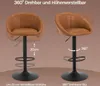 WOLTU Barhocker, höhenverstellbar drehbar, mit Rückenlehne, Produktbild-Vorschau 7
