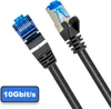 Two network cable connectors with blue and silver accents against a white background. Produktbild-Vorschau