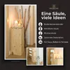 Windlicht-Säule Kerzenständer Deko-Laterne Deko-Säule für Produktbild-Vorschau 7