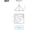 Bach Equipment - B282979-7010 - Tent - Wikitent, 4 Productafbeelding-voorbeeld 4