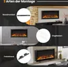 COSTWAY 36" kominek elektryczny 750W/1500W, ogrzewanie Podgląd zdjęcia produktu 6