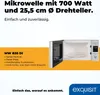 Exquisit Mikrowelle MW 820 DI | max. 700 W | Garraum 20 l | Produktbild-Vorschau 2