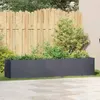 vidaXL Fioriera antracite 200 x 40 x 40 cm Acciaio laminato Anteprima dell’immagine prodotto 3