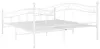 vidaXL Bett Weiß Metall 180x200 cm Produktbild-Vorschau 4
