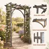 Arco per rose KOMFOTTEU, arco di sostegno per piante Anteprima dell’immagine prodotto 5