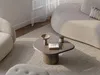 Couchtisch aus Metall – Taupe – ZINARA Produktbild-Vorschau 2