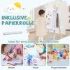 COSTWAY Tablica dla dzieci dwustronna, sztaluga składana o Podgląd zdjęcia produktu 8
