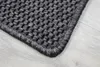 80x80 cm Teppich Nature Anthrazit Quadrat Produktbild-Vorschau 4