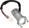 A car ignition switch with wires and a connector, isolated on a white background. Produktbild-Vorschau