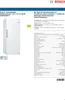 Bosch Freistehender Gefrierschrank weiß 176x70cm GSN54AWCV Produktbild-Vorschau 23