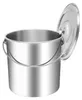 Seau en acier inoxydable de 18 litres - Seau de stockage - Voir les images du produit 3