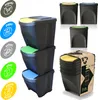Afvalbakset - 3 stuks. Afvalscheidingssysteem - Set van 3 Productafbeelding-voorbeeld 1