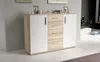 Sideboard >IKOLI< 2 Türen, 4 Schübe, Sonoma Eiche / Voir les images du produit 2
