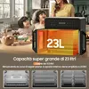 Friggitrice ad aria XXL 23 L Dual Zone, doppia porta, touch Anteprima dell’immagine prodotto 2