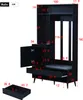 MODFU Flurgarderoben-Set Kleiderschrank mit Türen und Produktbild-Vorschau 8