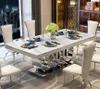 Tavolo da pranzo Tavolo da sala da pranzo in metallo tavoli Anteprima dell’immagine prodotto 2