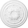 PROFHOME 156001 Rosette aus Polyurethan Deckenrosette Produktbild-Vorschau 1